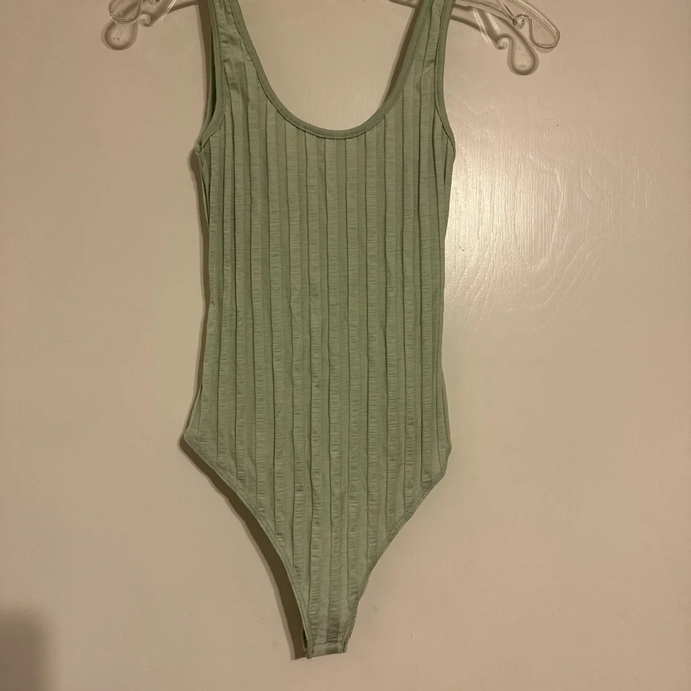 Jonathan Simkhai Irene ribbed bodysuit size small - Picture 1 of 4